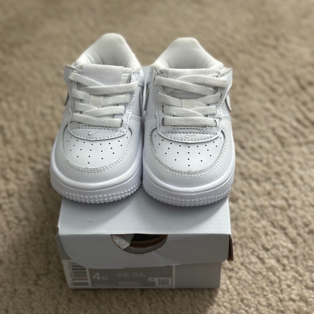 Kids White Nike Sneakers
